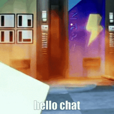 Cartoon Scene Saying Hello Chat GIF