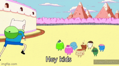 Cartoon Scene Saying Hey Kids GIF