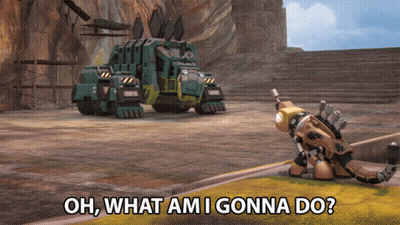 Cartoon Scene Saying Oh What Am I Gonna Do GIF