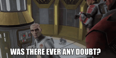 Cartoon Scene Saying Was There Ever Any Doubt GIF