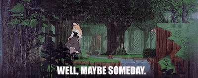 Cartoon Scene Saying Well Maybe Someday GIF