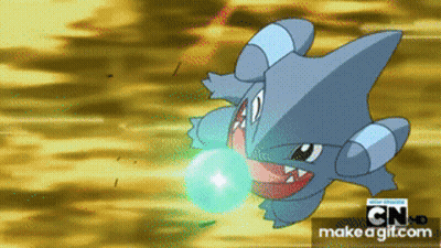 Cartoon Shark With Blue Sphere Saying CN HD GIF