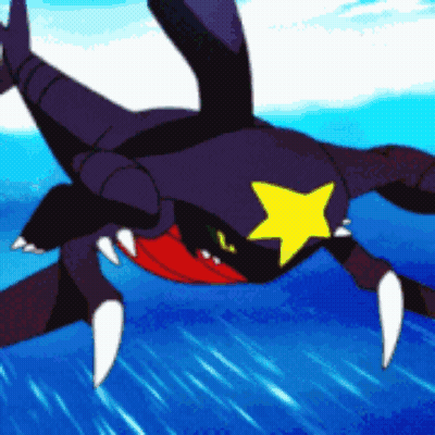 Cartoon Shark With Yellow Star On Head GIF
