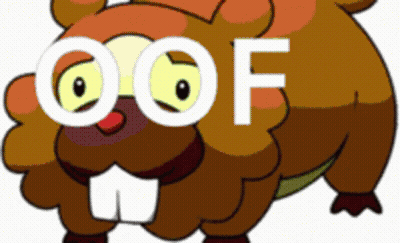 Cartoon Sheep Saying Oof GIF