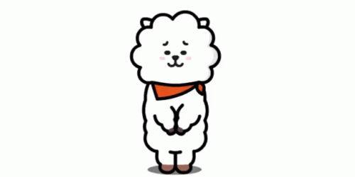 Cartoon Sheep Taking A Bow GIF