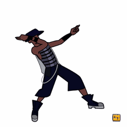 Cartoon Shoe Dancing Reggae GIF