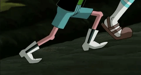 Cartoon Shoes Rip Off Incident GIF