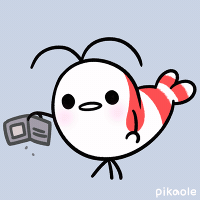 Cartoon Shrimp With Pikaole GIF