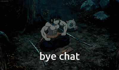 Cartoon Sitting On Blanket Saying Bye Chat GIF