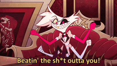Cartoon Sitting On Couch Beatin The Sh*t Outta You GIF