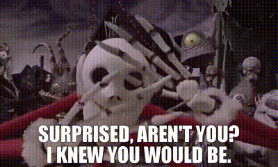Cartoon Skeleton Surprised Aren't You GIF