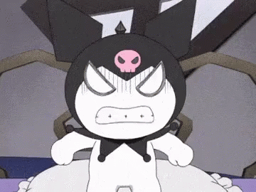 Cartoon Skull Head Making Funny Face GIF