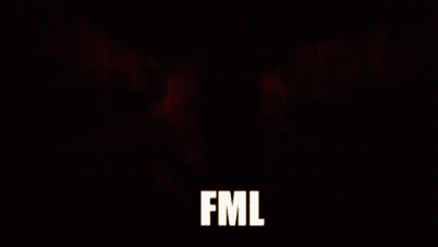 Cartoon Smiley Face FML GIF