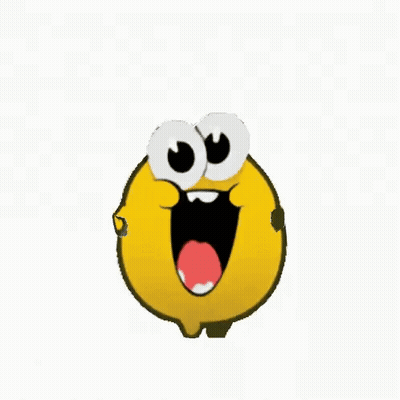 Cartoon Smiley Face With Big Eyes GIF