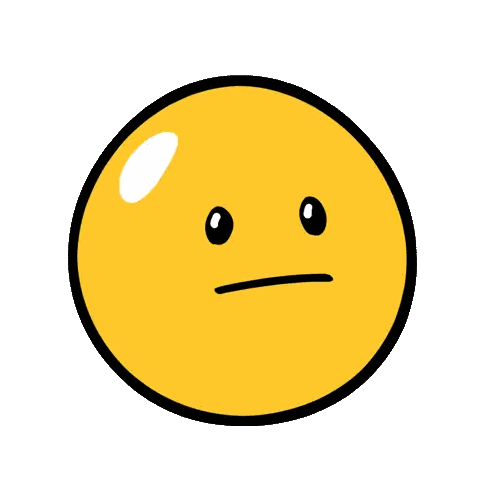 Cartoon Smiley Face With GG Sticker