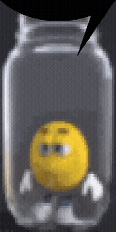 Cartoon Smiley Face With Hand In Mouth GIF