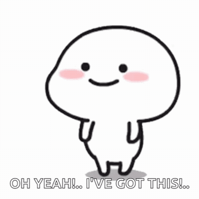 Cartoon Smiling Character Saying Oh Yeah GIF