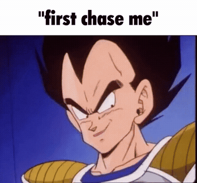 Cartoon Smiling First Chase Me GIF