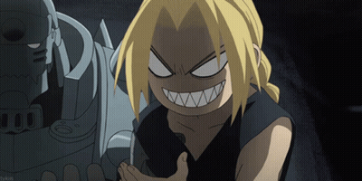 Cartoon Smiling Next To Alchemist GIF