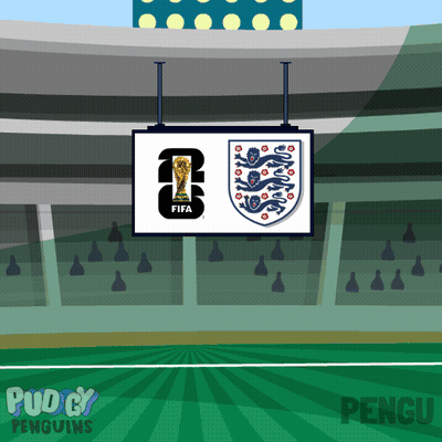 Cartoon Soccer Field With Scoreboard Saying FIFA GIF