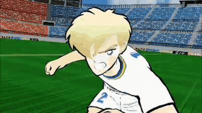 Cartoon Soccer Player Number 2 GIF