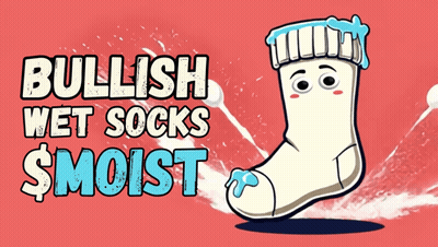 Cartoon Sock With Bullish Wet Socks Smoist GIF