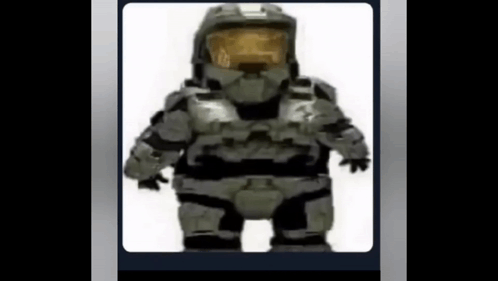 Cartoon Spartan In Helmet And Armor GIF