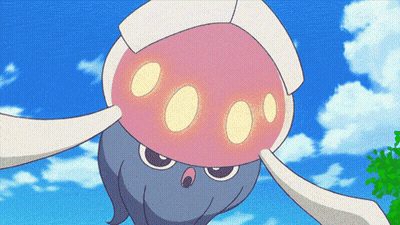 Cartoon Spider With Pink And White Hat GIF