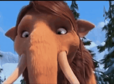 Cartoon Squirrel Sitting At Night GIF