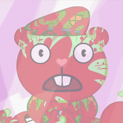 Cartoon Squirrel Wearing Hat GIF