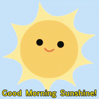 Cartoon Sun Good Morning Sunshine GIF