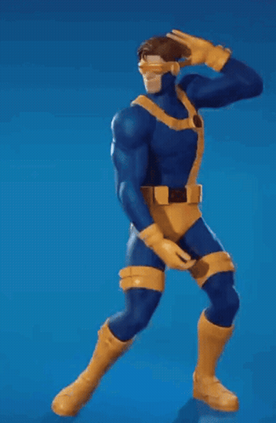 Cartoon Superhero Standing
