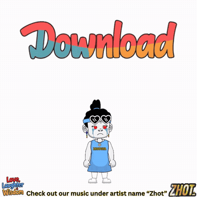 Cartoon Surrounded by Hearts Saying Download