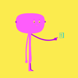 Cartoon Switching On GIF