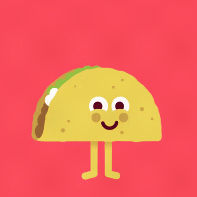 Cartoon Taco With Arms and Legs