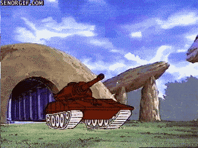 Cartoon Tank With Senorgif.com GIF