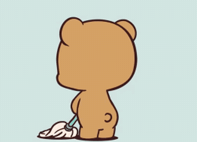 Cartoon Teddy Bear Back Tattoo GIF