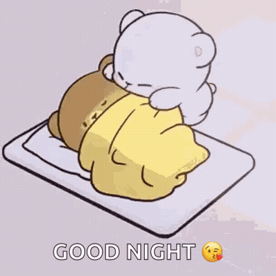 Cartoon Teddy Bear Lying on Bed
