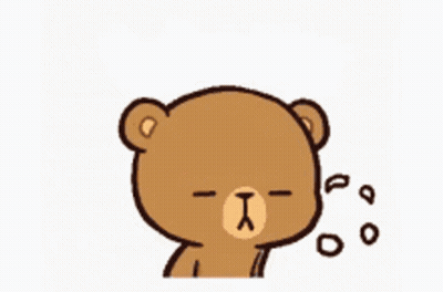 Cartoon Teddy Bear With Flame on Head