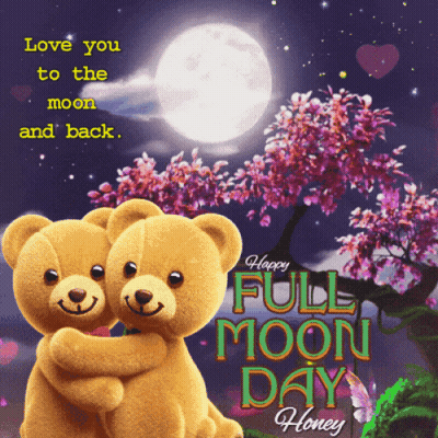 Cartoon Teddy Bear With Hearts In Eyes Saying Yes GIF