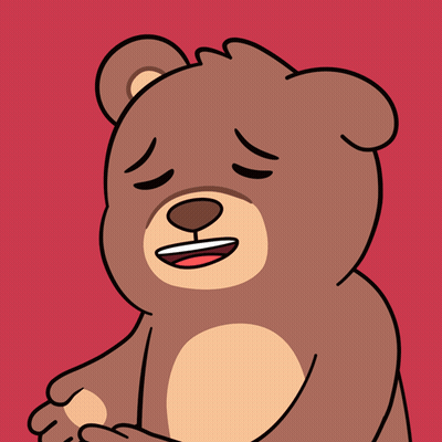 Cartoon Teddy Bear With Hermes GIF