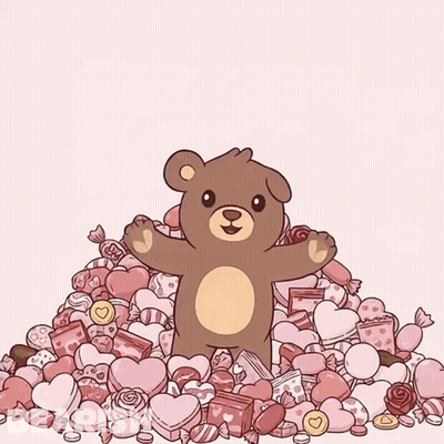 Cartoon Teddy Bear With Question Mark GIF