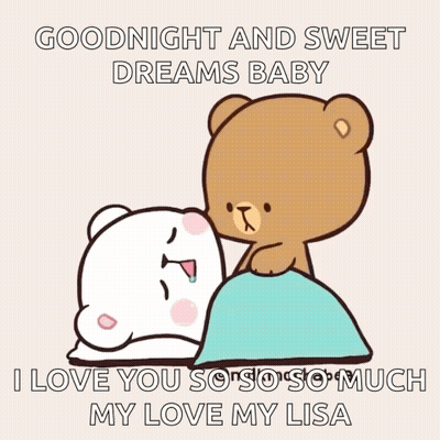 Cartoon Teddy Bears Kissing