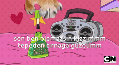 Cartoon Tiger With Cartoon Network Logo GIF