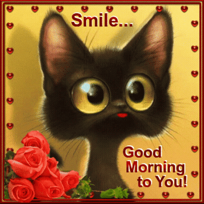 Cartoon Toast Standing On Egg Saying Good Morning GIF