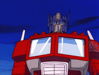 Cartoon Transformer Thumbs Up GIF