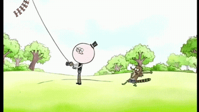 Cartoon Tree In A Park GIF