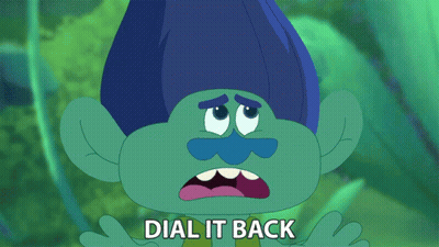 Cartoon Troll Dial It Back GIF