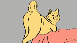 Cartoon Twerking Dog GIF