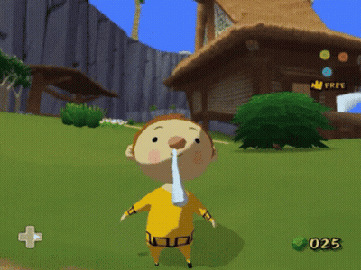 Cartoon Video Game Character With Number 025 GIF